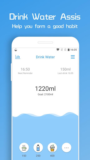 Android application Drink Water Assistant screenshort