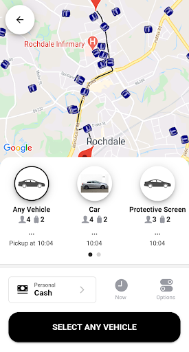 Globe Taxis Screen 3