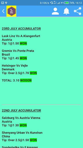 3 odds Accumulator VVIPFIXED