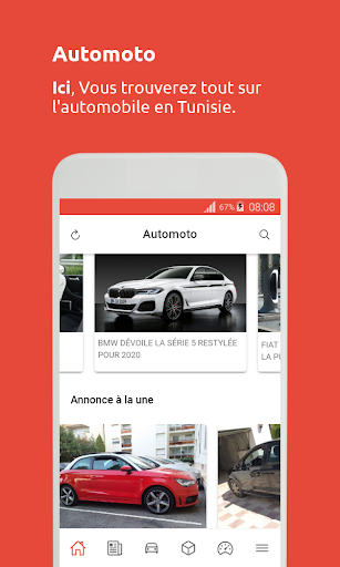 Android application Automoto Tunisie screenshort
