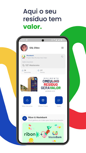 Android application WasteMap - Mapa de Ecopontos screenshort