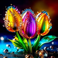 ??? Flowers Wallpapers : Colorful Flowers Bgs