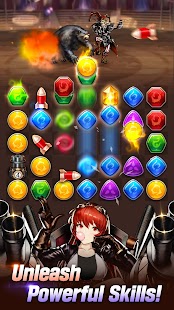 Brave Nine&Puzzle - Match 3 Screenshot