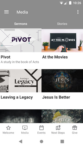 North Metro Church App Screen 2