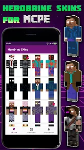 Download Skin Minecraft Pe Herobrine - Cool Minecraft Herobrine