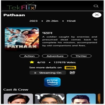 Tekflix Screen 3