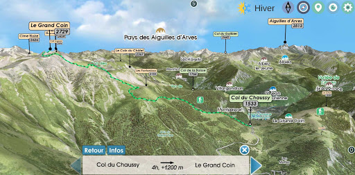 Pays des Aiguilles d’Arves 3D Screen 3