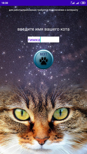 Android application Ёшкин кот screenshort