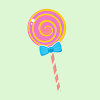 fun lollipop click icon