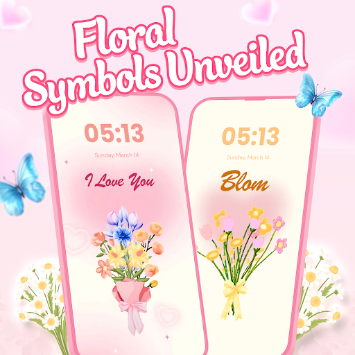 Android application Blom: Flower Language Keyboard screenshort