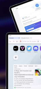 Opera Browser beta mit KI Screenshot