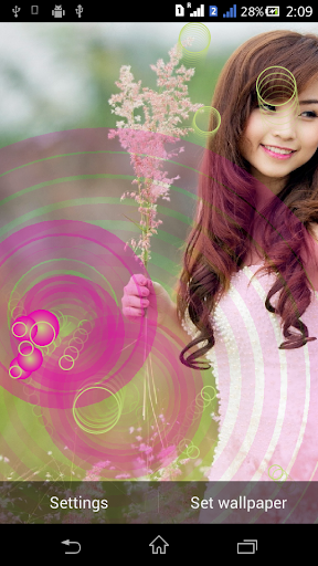 My Image Live Wallpaper Screen 2