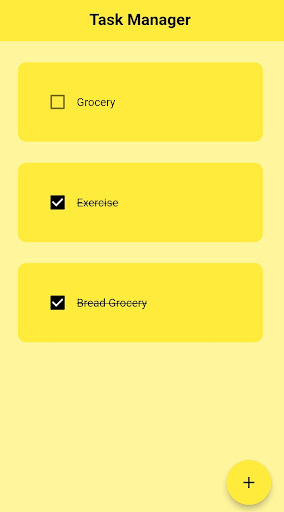 Task Manager Screen 2