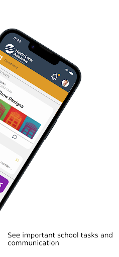 Heath Lane Academy App Screen 2