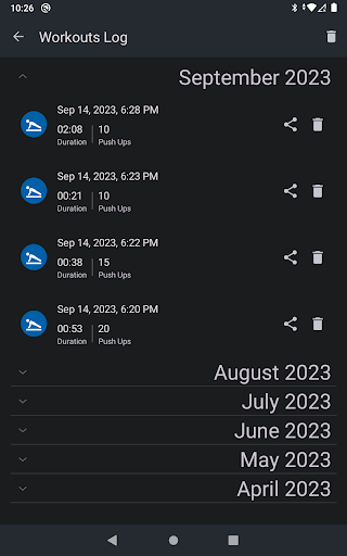 Push Ups Counter and Timer
