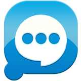 Easy SMS solid Blue theme icon