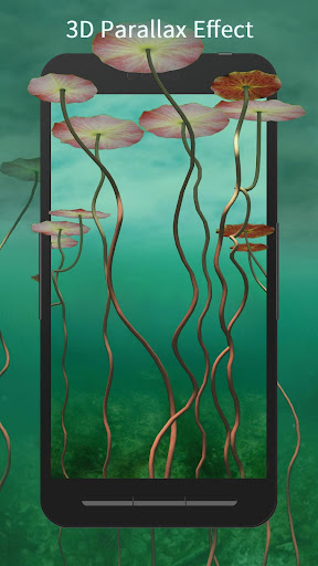 Android application 3D Water Lilies Live Wallpaper screenshort