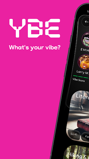 Android application Ybe - your vibe check! screenshort