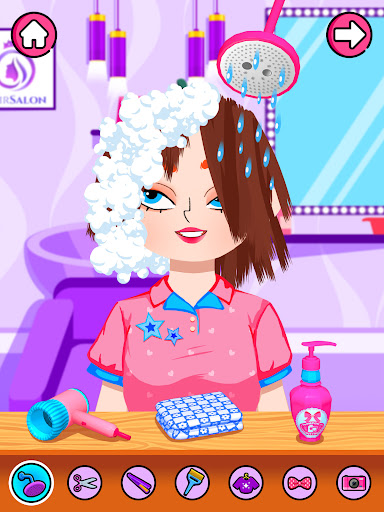Hair Salon Makeup Girls Games screenshot 12