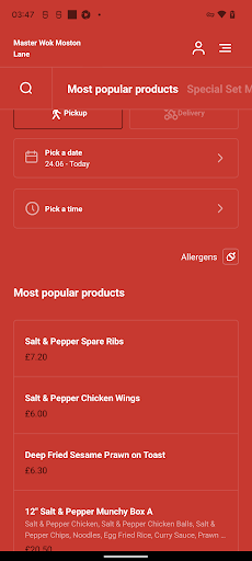 Master Wok Moston Lane Screen 3