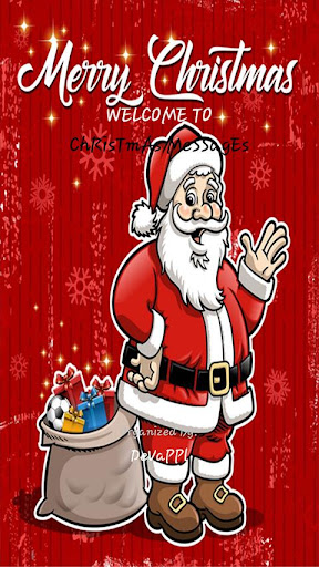 Android application christmas sms screenshort