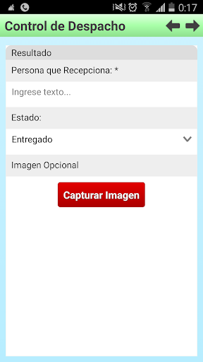 App Bcheck.cl Screen 2