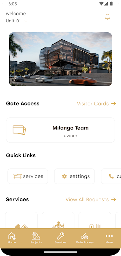 Android application Manaj Developments screenshort