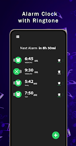 Alarm Clock with Ringtone