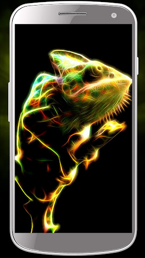 Neon wallpapers – neon animals Screen 3
