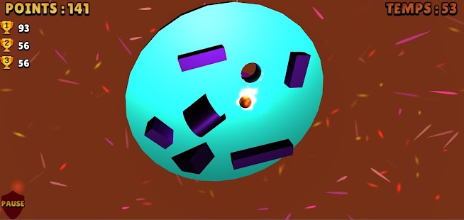 Roll And Swing Light Ball Game Screenshot