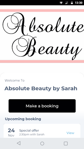 Android application Absolute Beauty by Sarah screenshort
