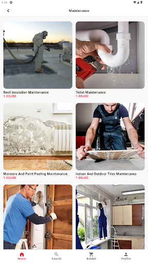 Android application Palermo Contracting screenshort
