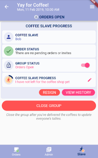 Coffee Gofer Screenshot 1 - AppWisp.com