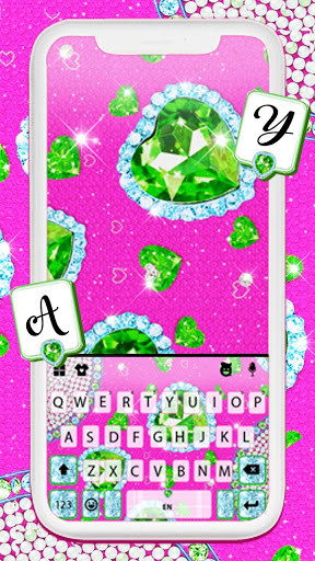 Jewel Lux Keyboard Background Screen 2