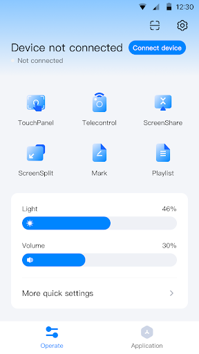 Android application LedConfig screenshort