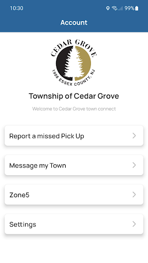 Android application community connect screenshort