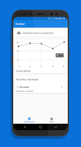 Android application Studool - Grade management screenshort