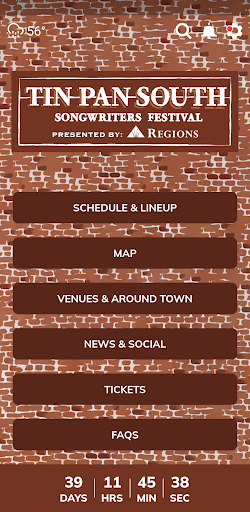 Android application Tin Pan South screenshort