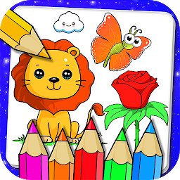 Icon image Drawing and Coloring Book Game