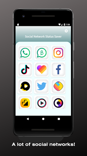 Android application Social Network Status Saver screenshort