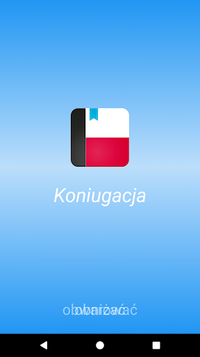 Android application Polish Conjugation screenshort