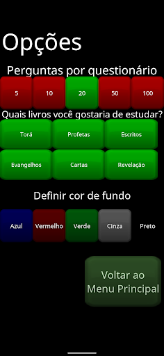 Android application Quiz Bíblico em Português screenshort