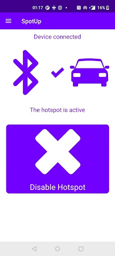 SpotUp DEMO Car Hotspot screenshot 6