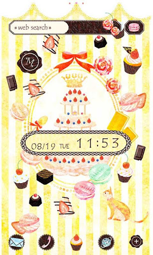Android application Sweets Theme Special Occasion screenshort