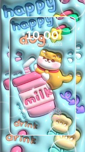 Cute Wallpaper 3D Puffy