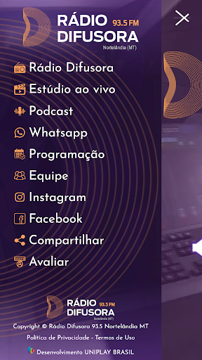 Rádio Difusora Nortelândia Screen 2