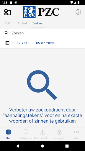 PZC - Digitale krant Screen 3