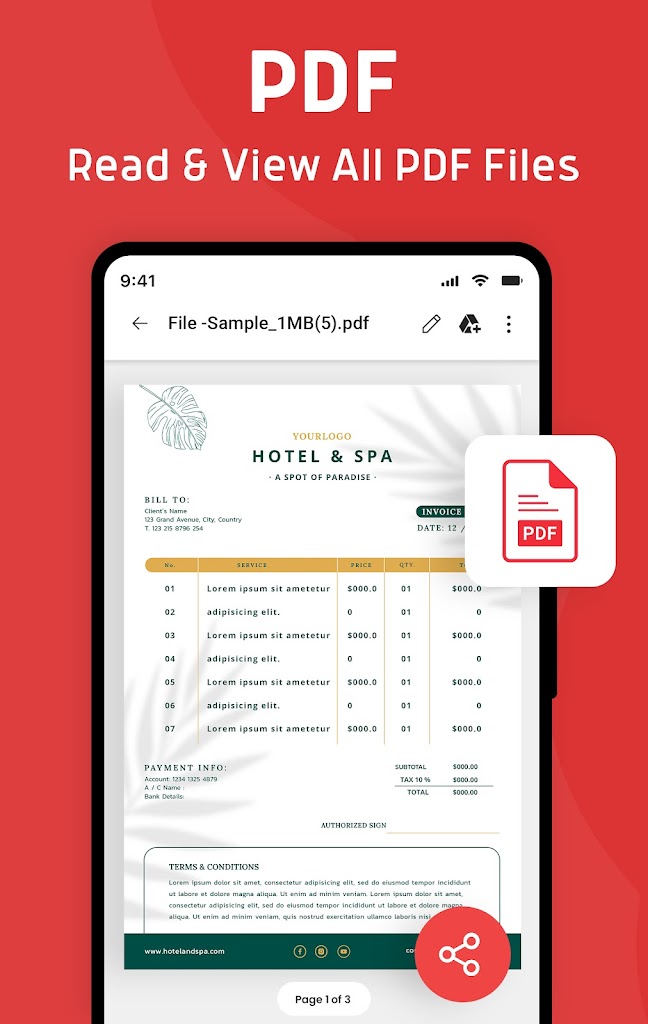 Document Reader PDF Word & XLS Screenshot 9 Document Reader PDF Word & XLS Screenshot 9