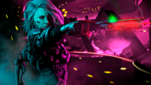 Android application Interactive Cyber Wallpapers screenshort