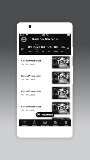 Black Box Gym Screen 2